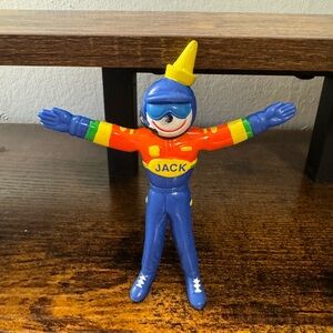 Vintage Jack in the Box NASCAR Bendable Figure